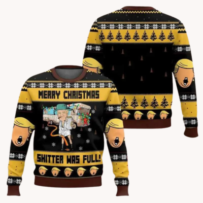 Donald Trump 3D Printed Christmas Sweater1