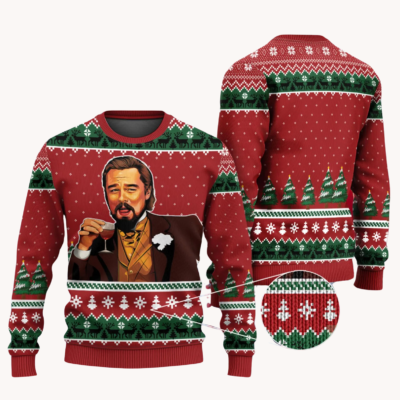 Funny Leo Ugly Christmas 3D Sweater