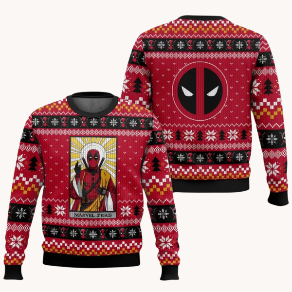 Jesus Deadpool Ugly Sweater