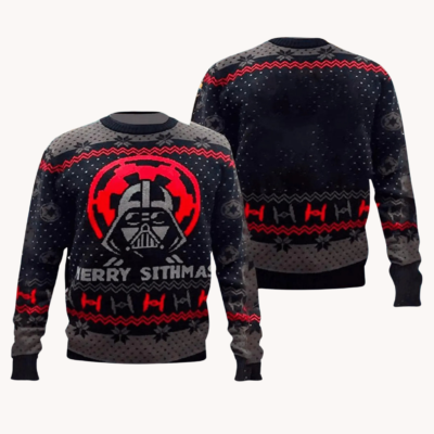 Vader Character Movie Ugly Christmas Sweater