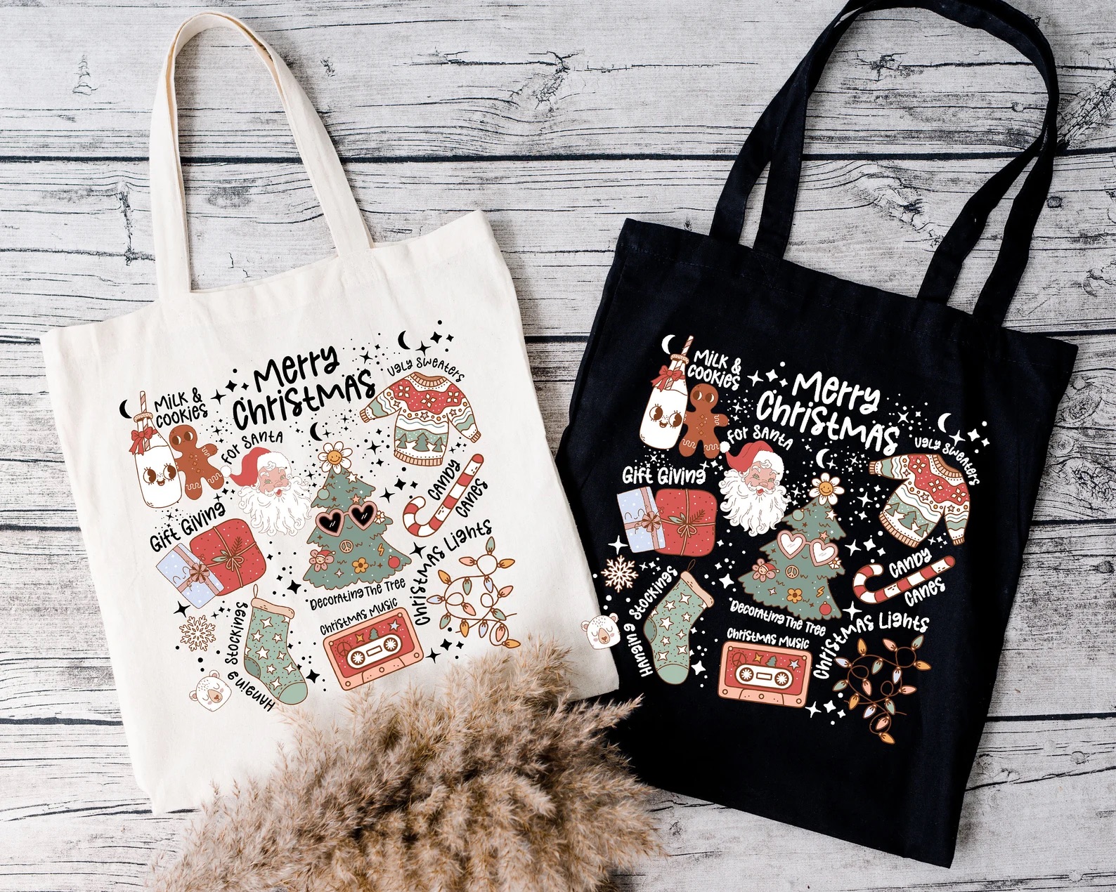 Merry Christmas Tote Bag