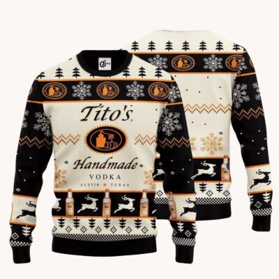 Titos Vodka Christmas Ugly Sweater